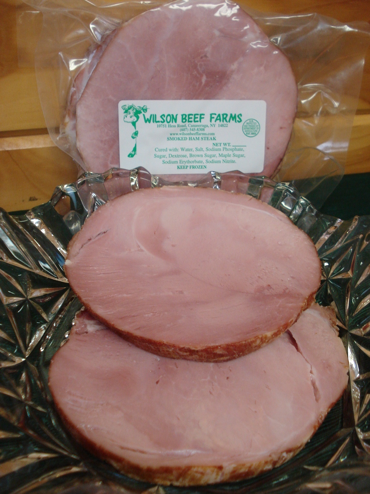 Old Fashioned Hickory Smoked Ham Steaks Wilson Beef Farms,Date Bread Rings