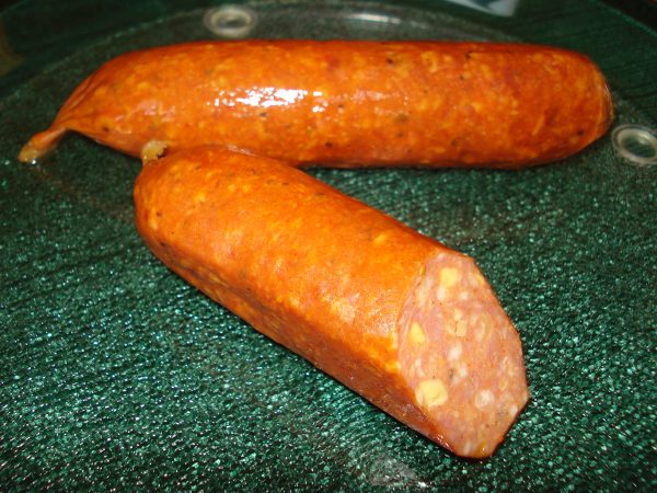 Zesty Italian Style Smoked Sausage with Cheese - $5.99/LB