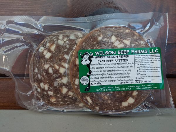 Wilson Beef Farms | Sweet Onion Pepperjack Patties