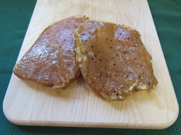 Sweet Bourbon Flavored Boneless Pork Chops - $7.19/LB