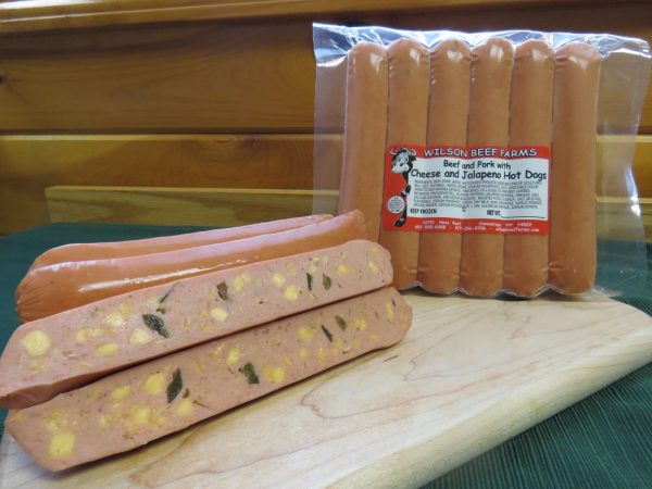 Beef & Pork Hot Dogs with Cheese & Jalapenos - $6.59/LB
