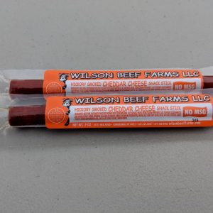 Wilson Beef Farms Cheddar Cheese Snack Sticks