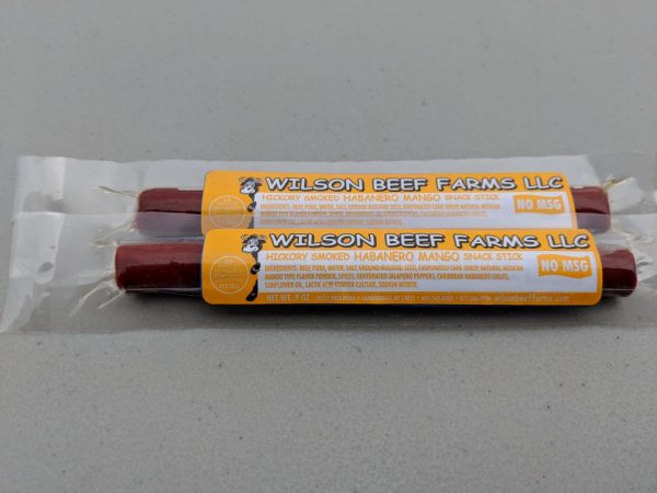 Wilson Beef Farms Habanero Mango Snack Stick