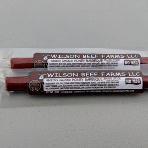 Wilson Beef Farms Honey Barbeque Snack Sticks