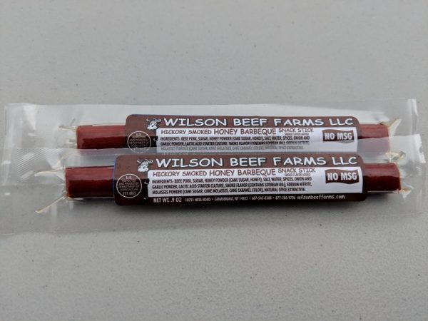 Wilson Beef Farms Honey Barbeque Snack Sticks