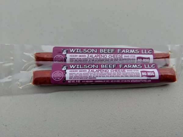 Wilson Beef Farms Jalapeno Cheese Snack Stick