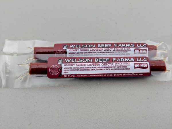 Wilson Beef Farms Raspberry Chipotle Snack Stick