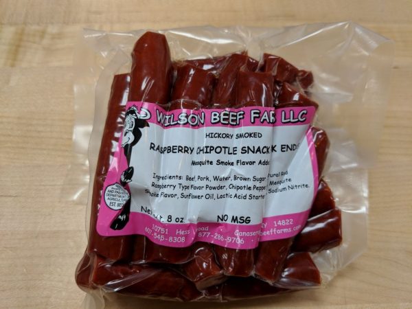 Wilson Beef Farms Raspberry Chipotle Snack Stick Ends